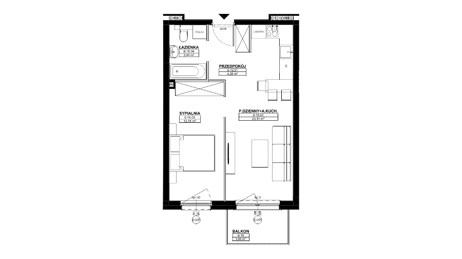Mieszkanie nr 6A-16